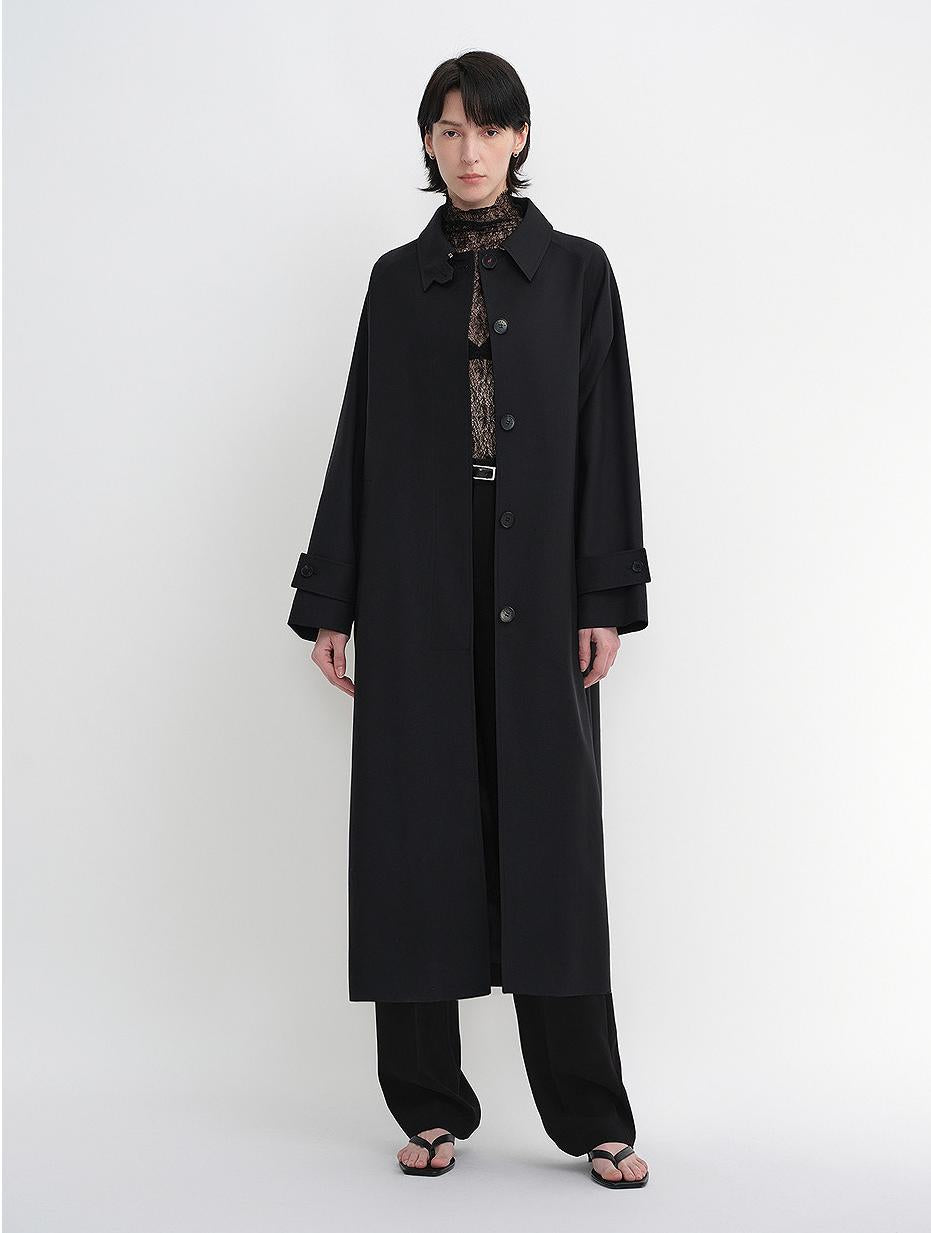 Mid-Length Trench Coat High-End British Style Coat