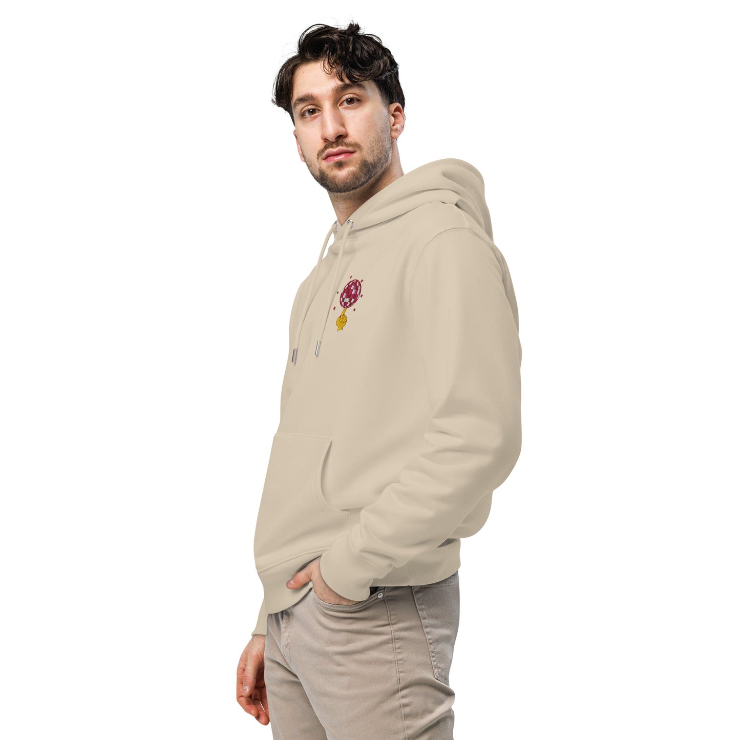 Acceptable at the Time DISCO! Organic Cotton Embroidered Heavyweight Hoodie