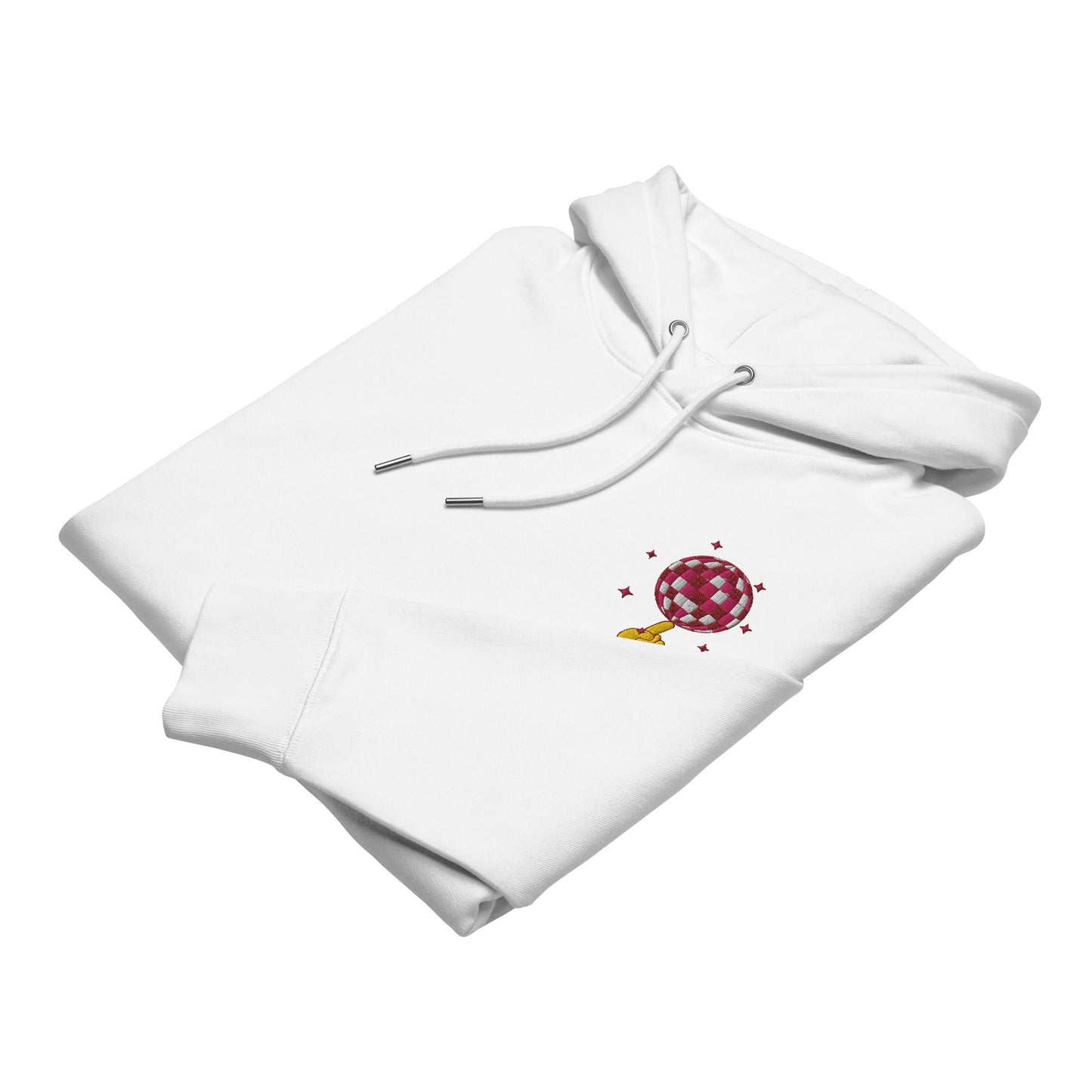 Acceptable at the Time DISCO! Organic Cotton Embroidered Heavyweight Hoodie