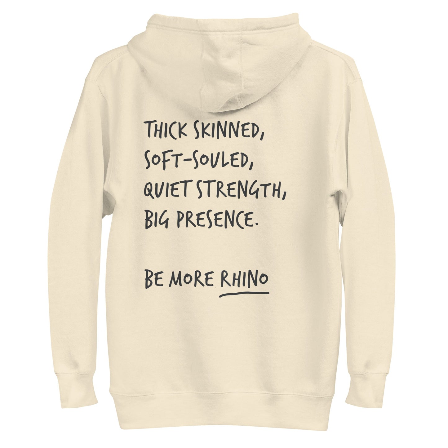 Think Ocean Rhino Aspirations Cotton Blend Embroidered Hoodie