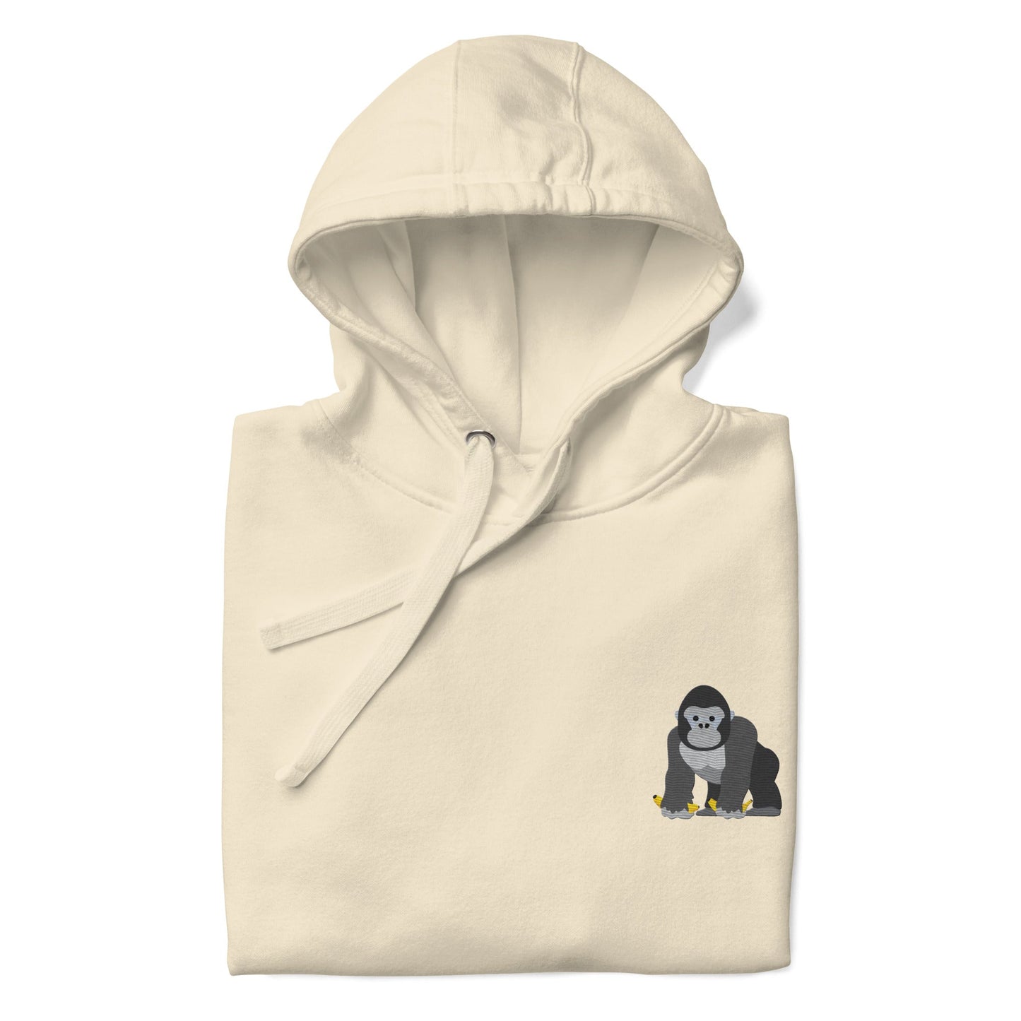 Think Ocean Gorilla Aspirations Cotton Blend Embroidered Hoodie