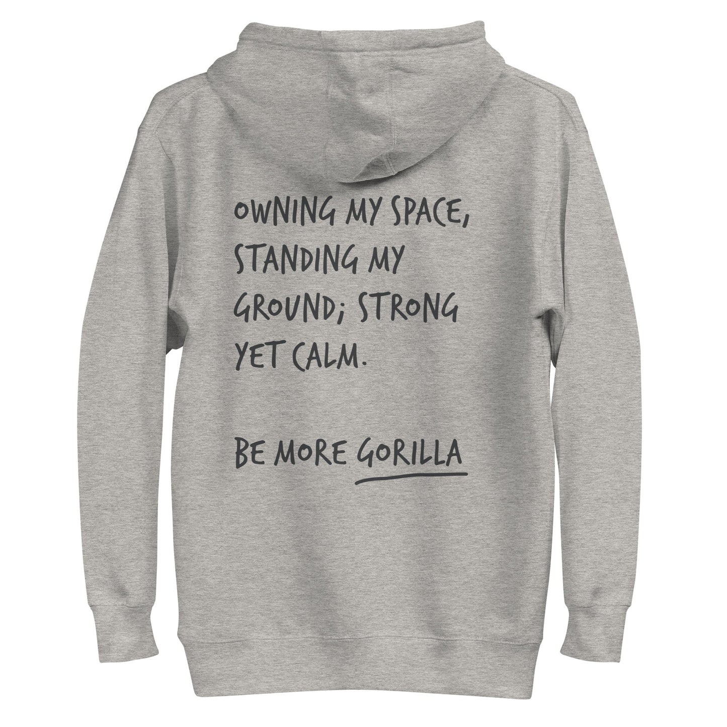Think Ocean Gorilla Aspirations Cotton Blend Embroidered Hoodie