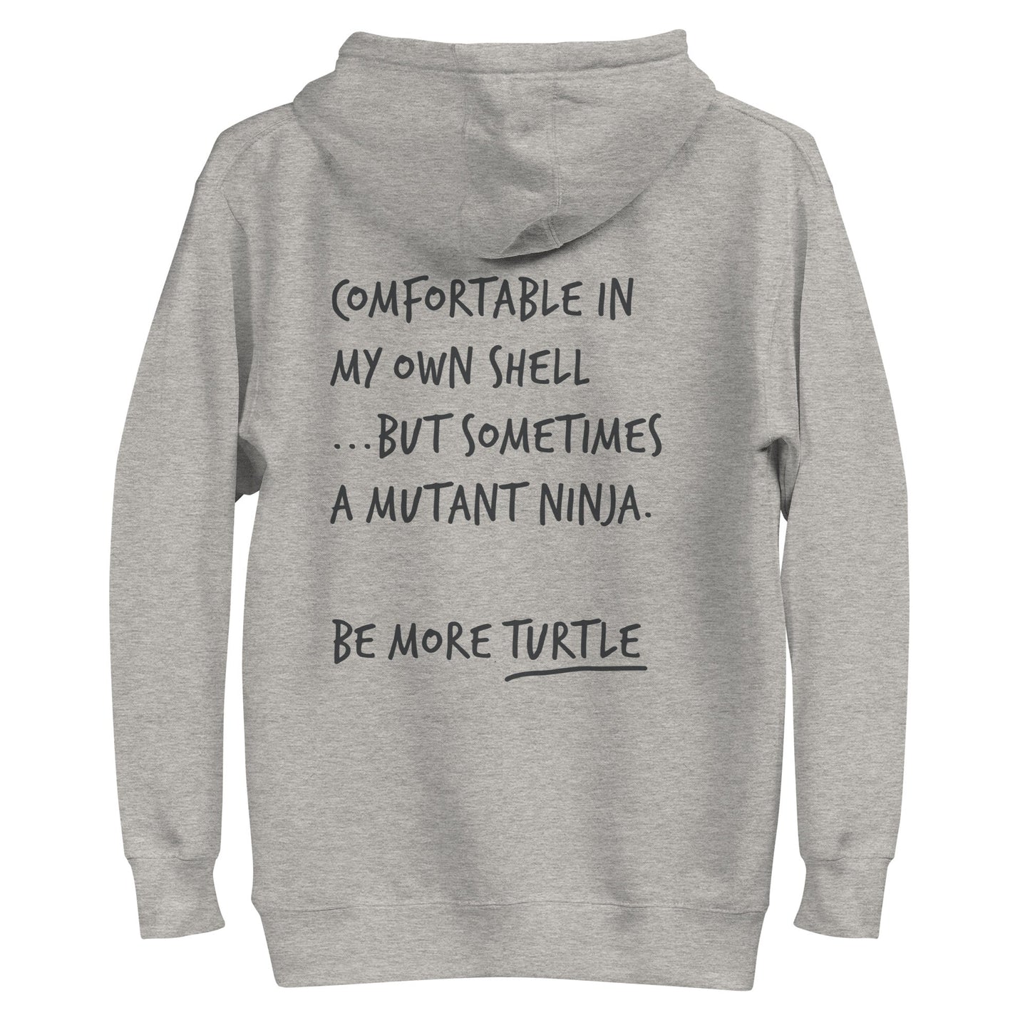Think Ocean Turtle Aspirations Cotton Blend Embroidered Hoodie