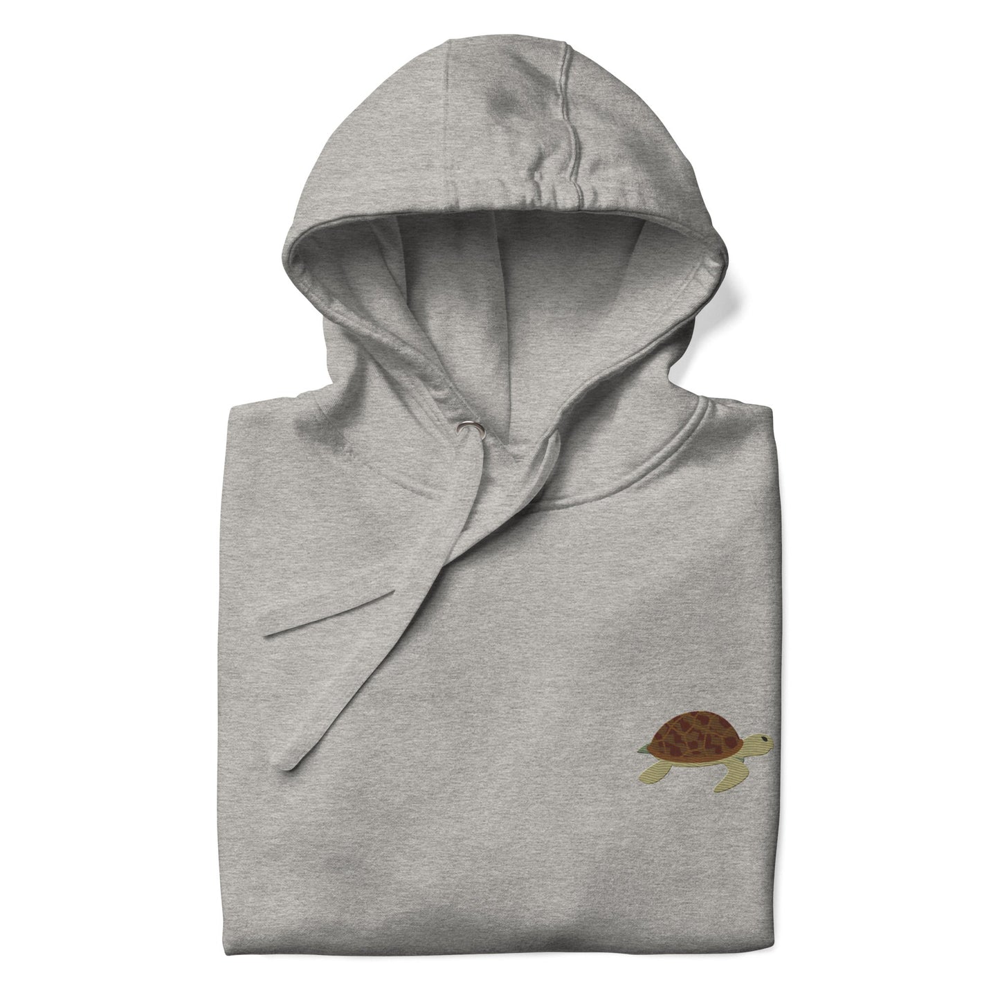 Think Ocean Turtle Aspirations Cotton Blend Embroidered Hoodie