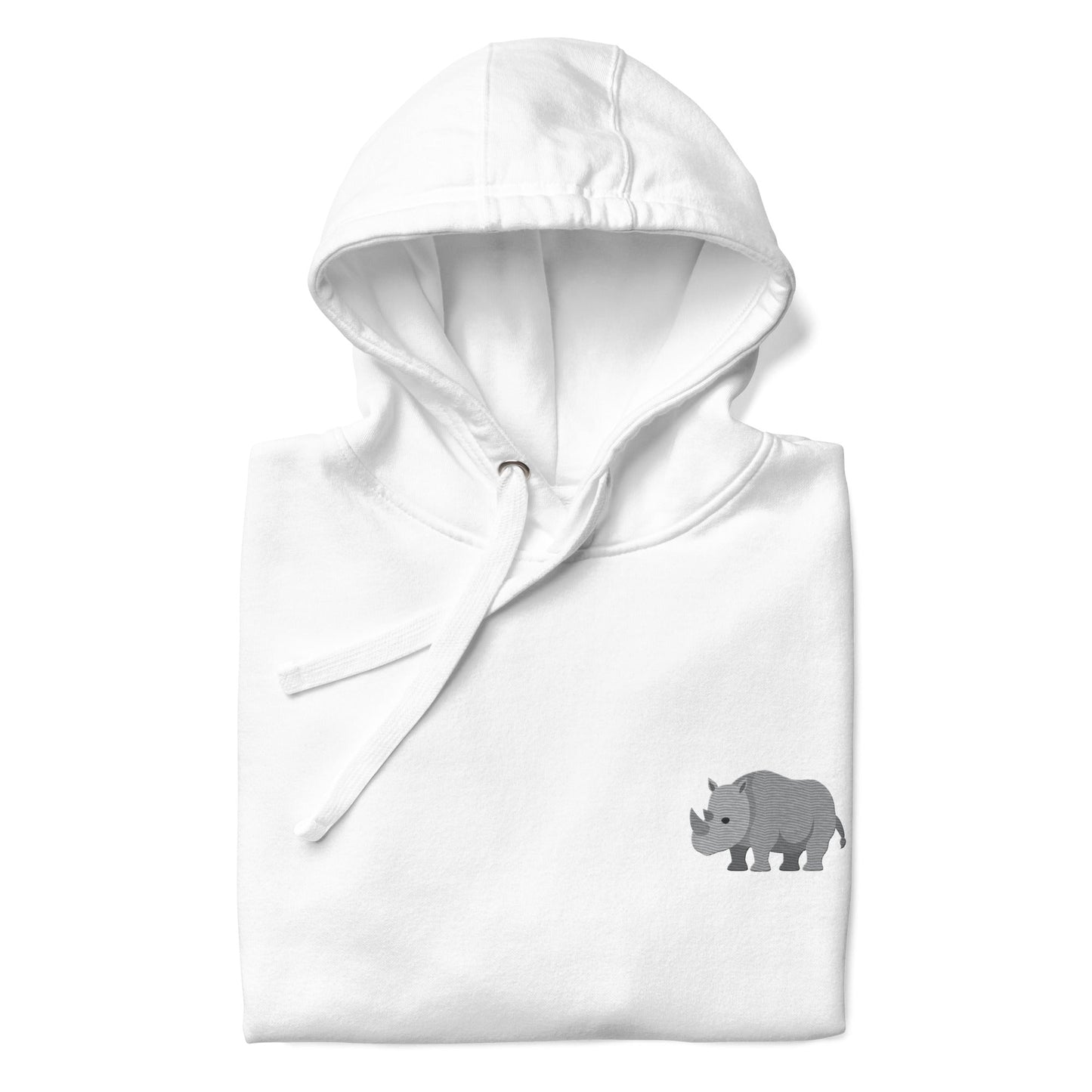 Think Ocean Rhino Aspirations Cotton Blend Embroidered Hoodie